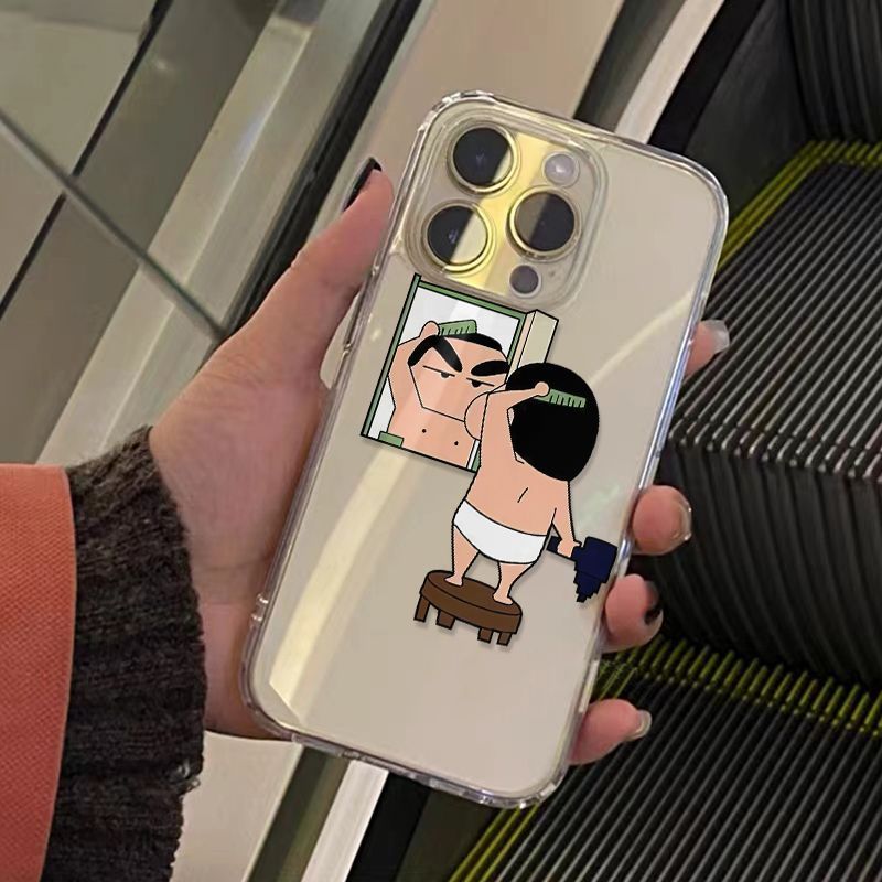 照镜子小新适用vivoY500y300y200iy100y93sy85y78y36m手机壳透明S30Prominis19s18s17ts16学生X300x200x100S