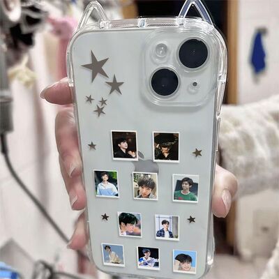 星星王俊凯周边适用荣耀畅玩60/70Plus手机壳小蛮腰猫耳朵4003002001009080学生荣耀x70ix60x50i+小红书同款