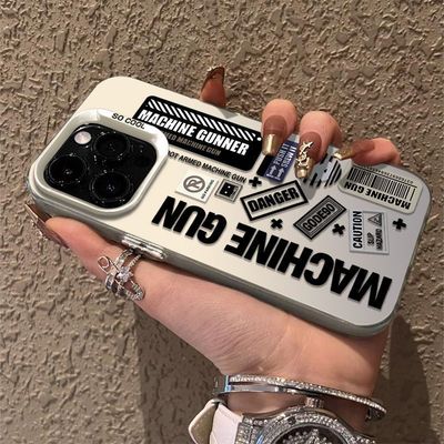 创意英文机票标签适用小米17/15/14Ultra手机壳civi3彩银磨砂Turbo4Pro红米K80至尊版K70k60男女note15Pro+14