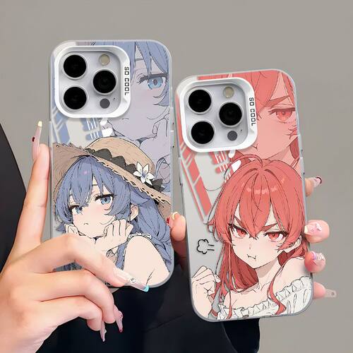 洛琪希艾莉丝适用GT8真我Neo7Turbo手机壳GTNeo5/Neo6SE彩银磨砂Realme1514Pro+V70sV60V50V25学生Q5狂欢版