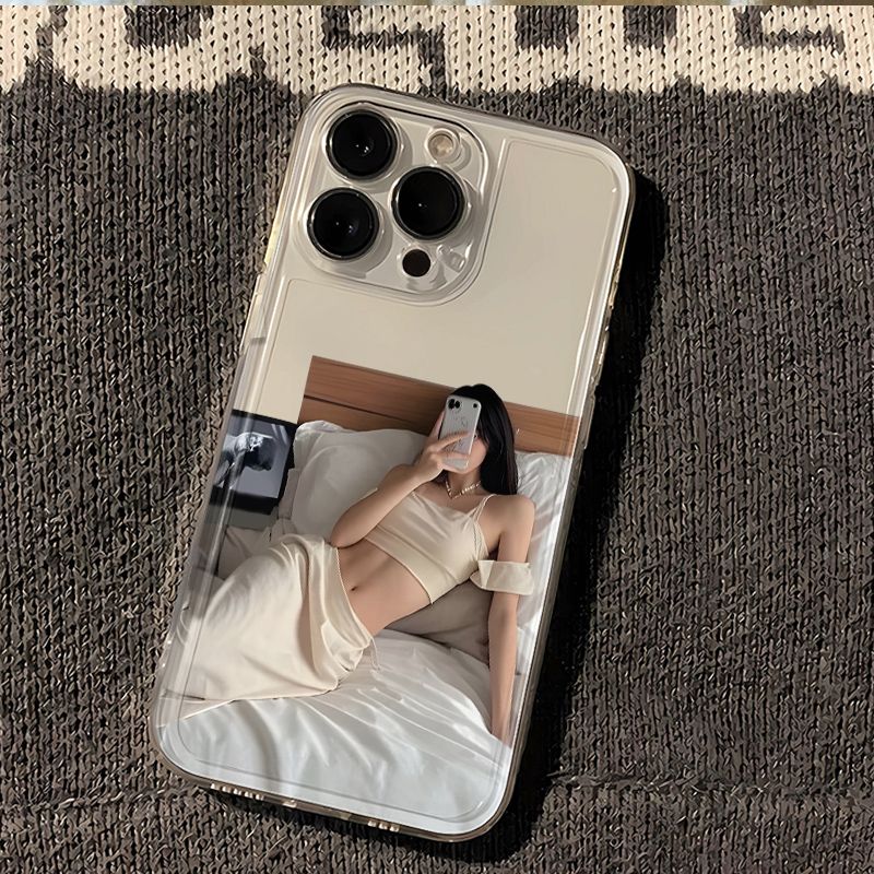 自拍气质女孩适用一加ACE6/5至尊版手机壳ACE5竞速版透明OnePlus15/13T/12/11一加ACE3V/2Pro学生一加8/9RT