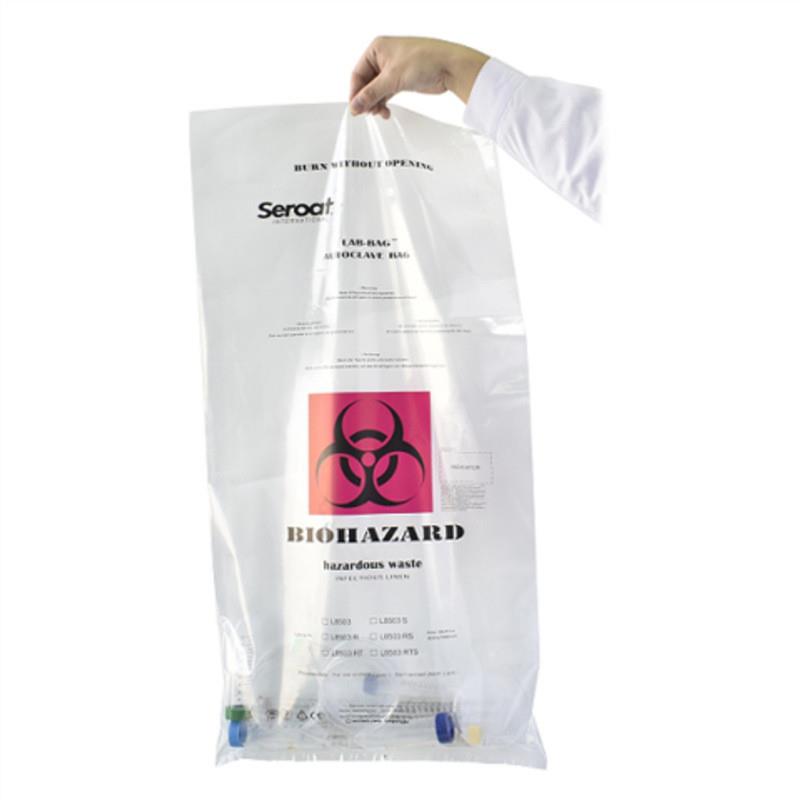 赛瑞特Seroat L8503高温高压灭菌袋生物袋医疗废物袋耐134