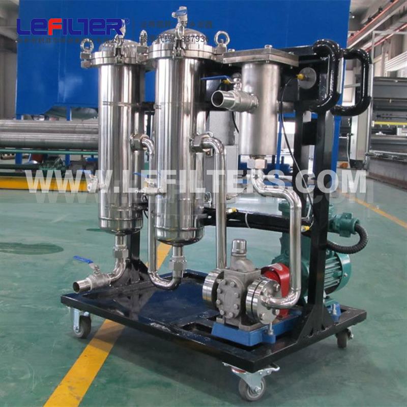 移动除杂滤油机 适用于液压油润滑油精密过滤304壳体 高效滤油机