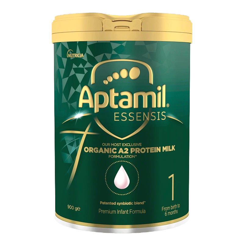 澳洲爱他美奇迹绿罐1段有机a2婴幼儿益生菌奶粉900g/罐装有2段3段