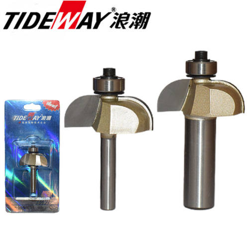 浪潮专业级倒角刀轴承圆底凹进去修边木材TIDEWAY