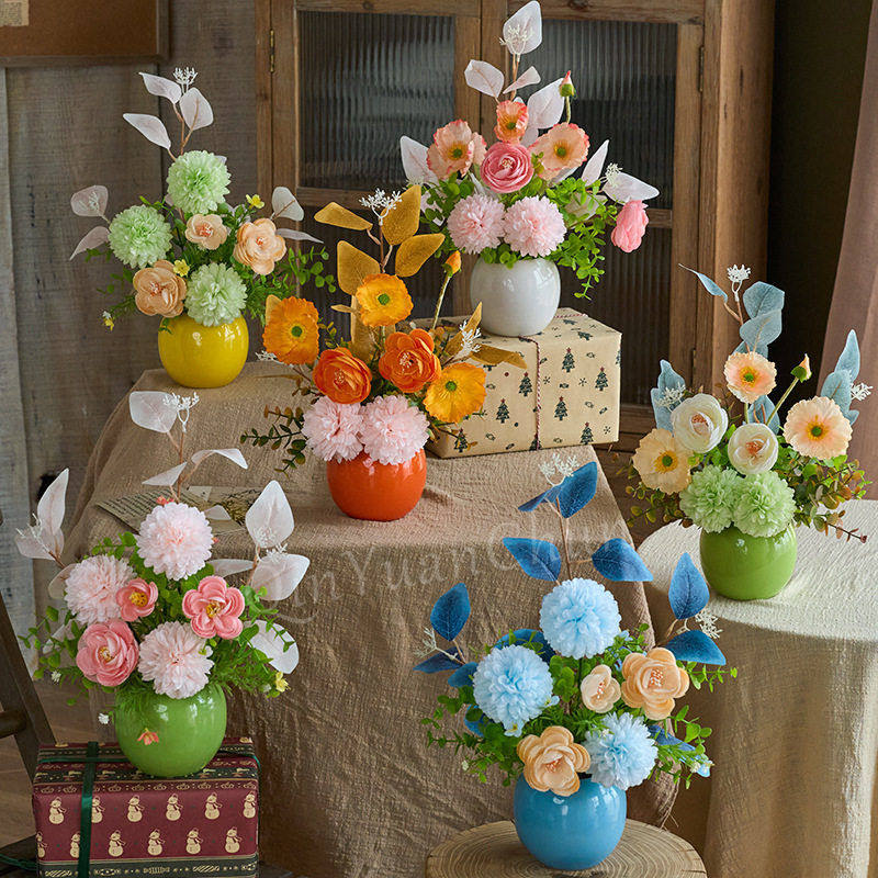 仿真花摆设假花盆栽塑料花束客厅玄关书柜超市端架装饰小摆件绿植,家居饰品,仿真花/假花,淘宝优惠券,粉丝福利购,淘宝优惠卷