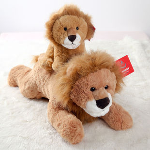 仿真狮子玩偶吾卢拉毛绒玩具公仔生日礼物可爱安抚动物布娃娃