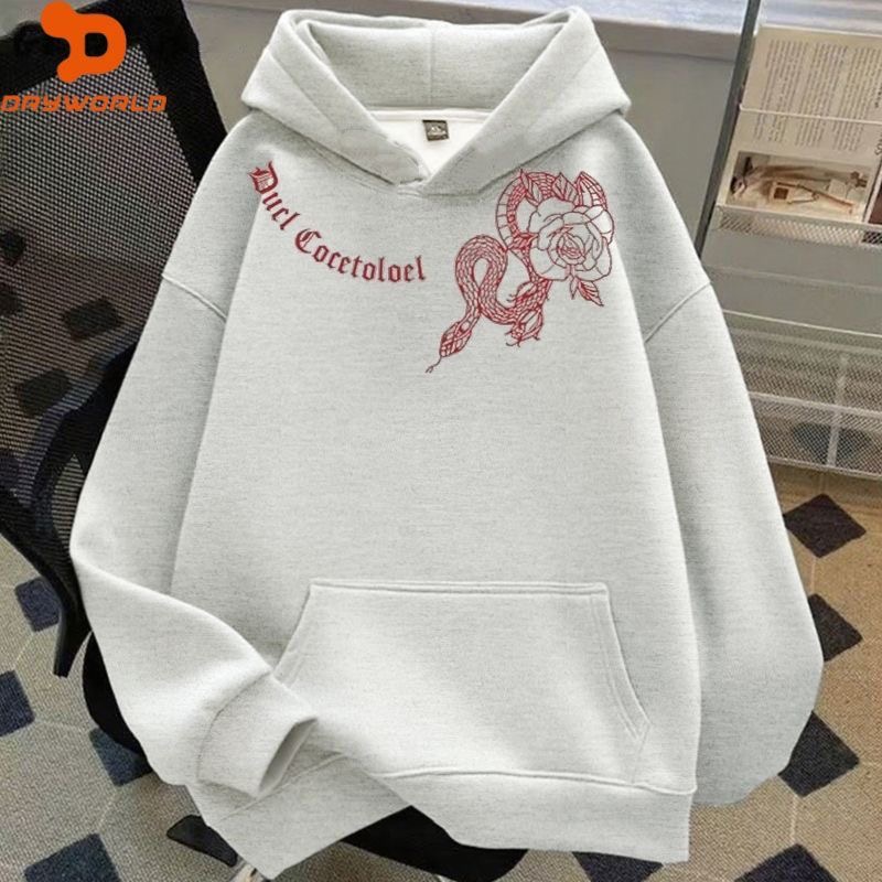 潮牌高级感连帽卫衣男女春秋冬