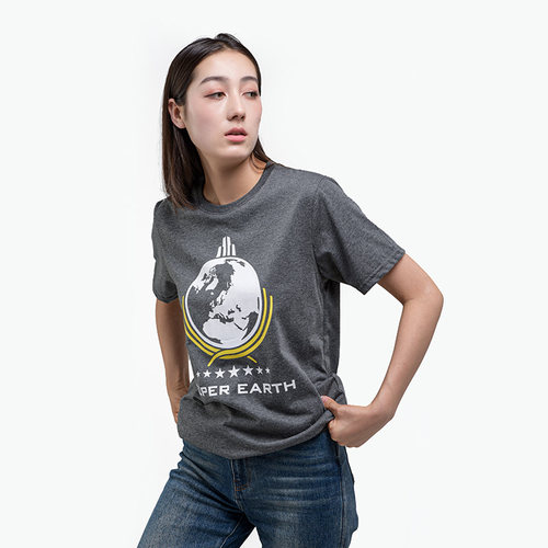 绝地潜兵2超级地球T恤 INSERT COIN 索尼PS游戏周边正版授权