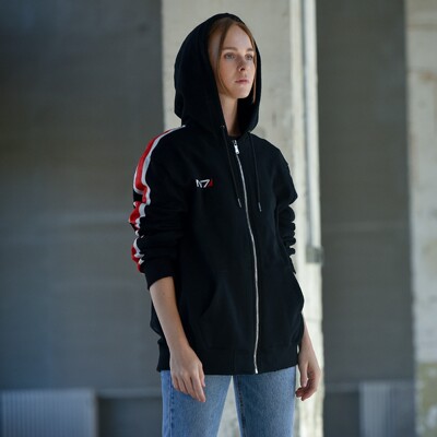 质量效应谢泼德N7卫衣 INSERT COIN EA游戏周边正版授权