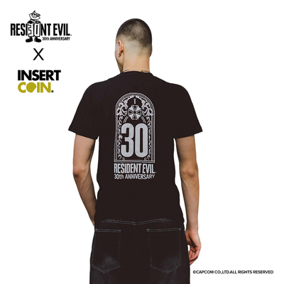 生化危机30周年纪念T恤 INSERTCOIN卡普空游戏周边正版授权