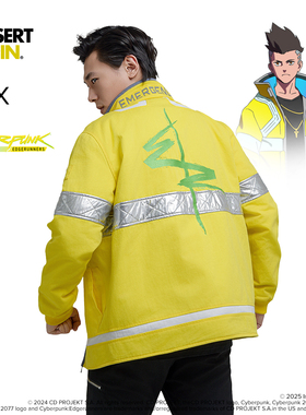 赛博朋克边缘行者大卫夹克 INSERT COIN CDPR游戏周边正版授权