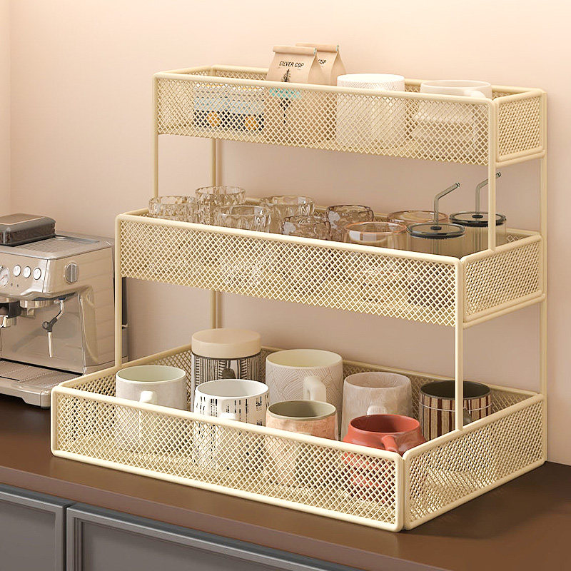 桌面置物架桌子上水杯收纳架家用多层杯架马克杯茶具小型放置架子,收纳整理,整理架/置物架/收纳架,淘宝优惠券,粉丝福利购,淘宝优惠卷