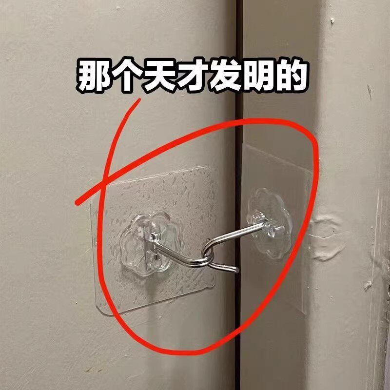 那个天才发明的真聪明！门后包包挂钩/粘钩