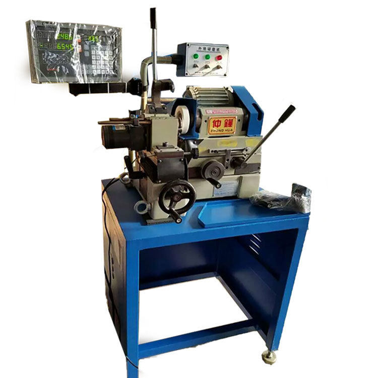 微小外径研磨机 加长型双边滚轮冲子研磨机 高精度小型外圆磨床