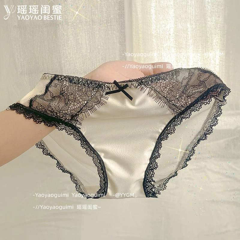 蕾丝花边少女内裤女瑶瑶闺蜜图片