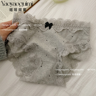 法式复古风蕾丝内裤女瑶瑶闺蜜