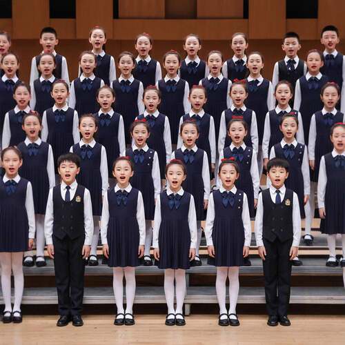 儿童合唱团爱国朗诵比赛演出服男