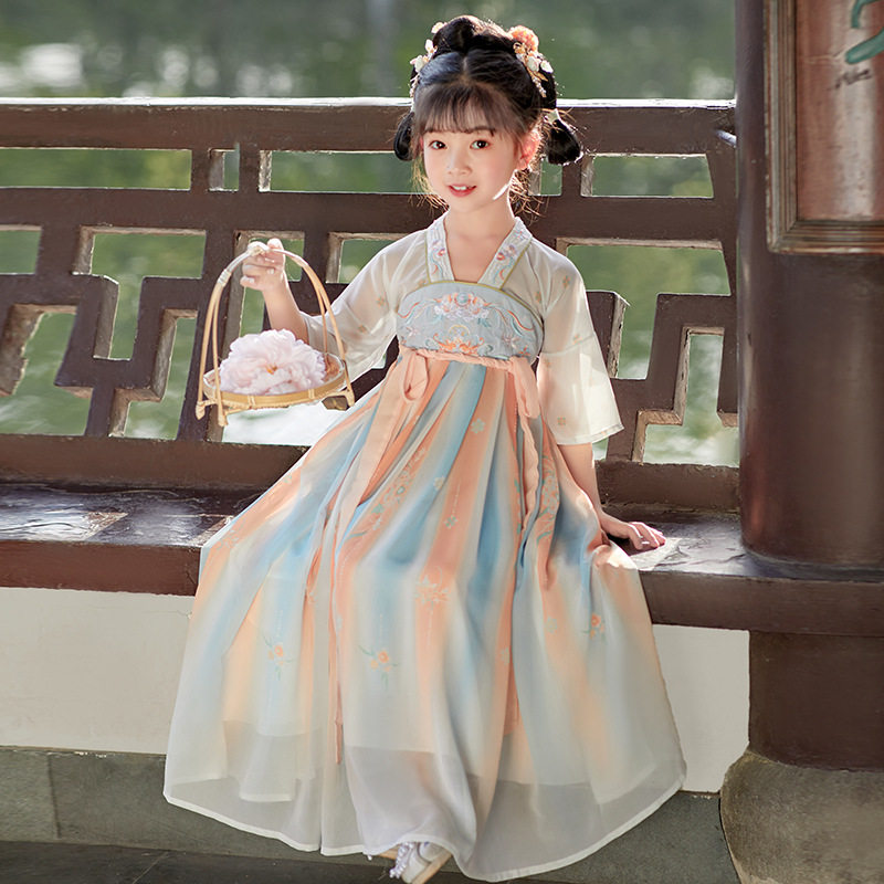 汉服女童夏季新款中国风古风仙气