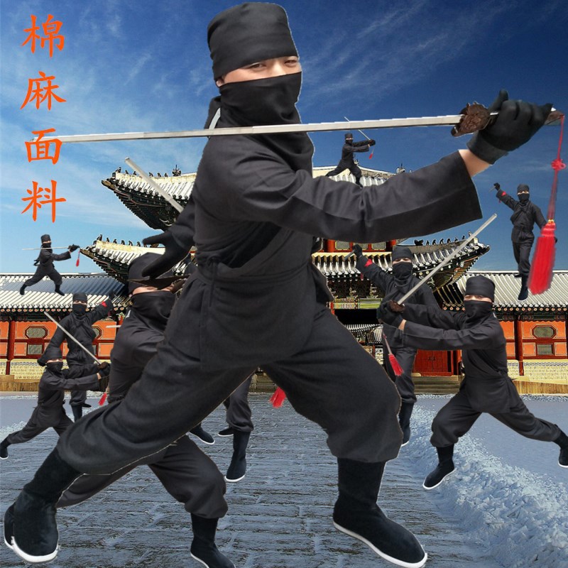 杀手夜行衣男套装楚乔传刺客忍者