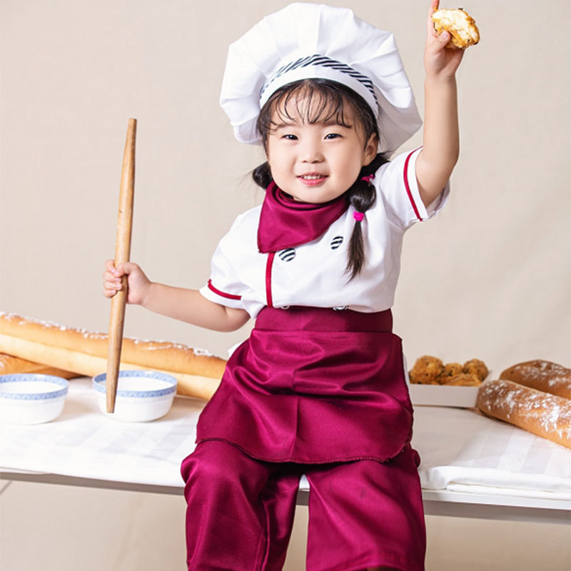 儿童厨师服套装｜幼儿园小厨师+