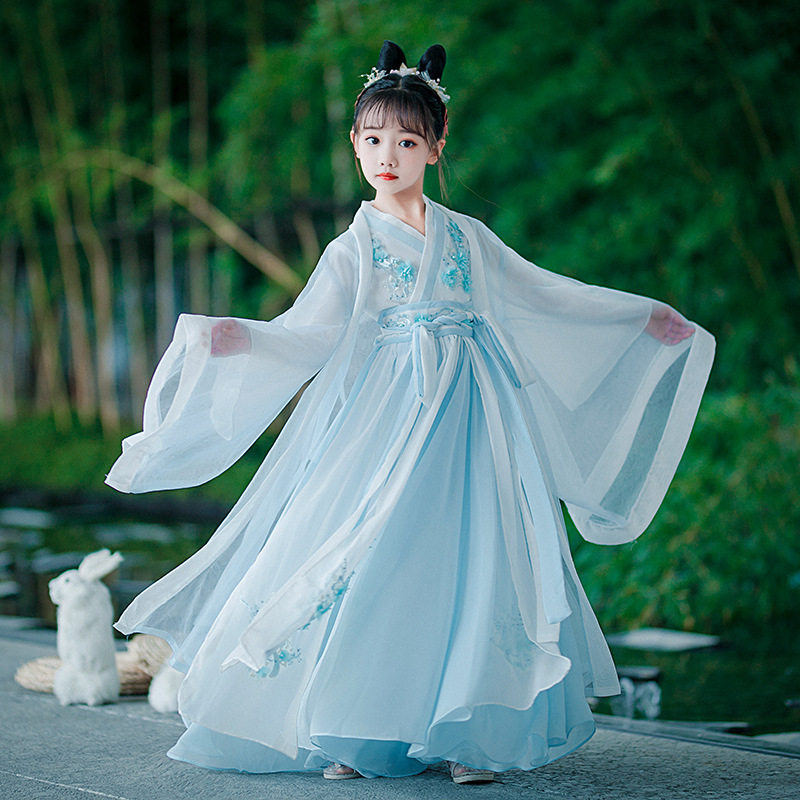 汉服女童超仙古装襦裙夏季中国风