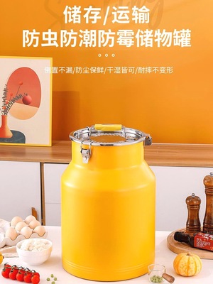 不锈钢米桶密封家用防虫防潮2025新款面粉储存罐食品级面桶储粮桶