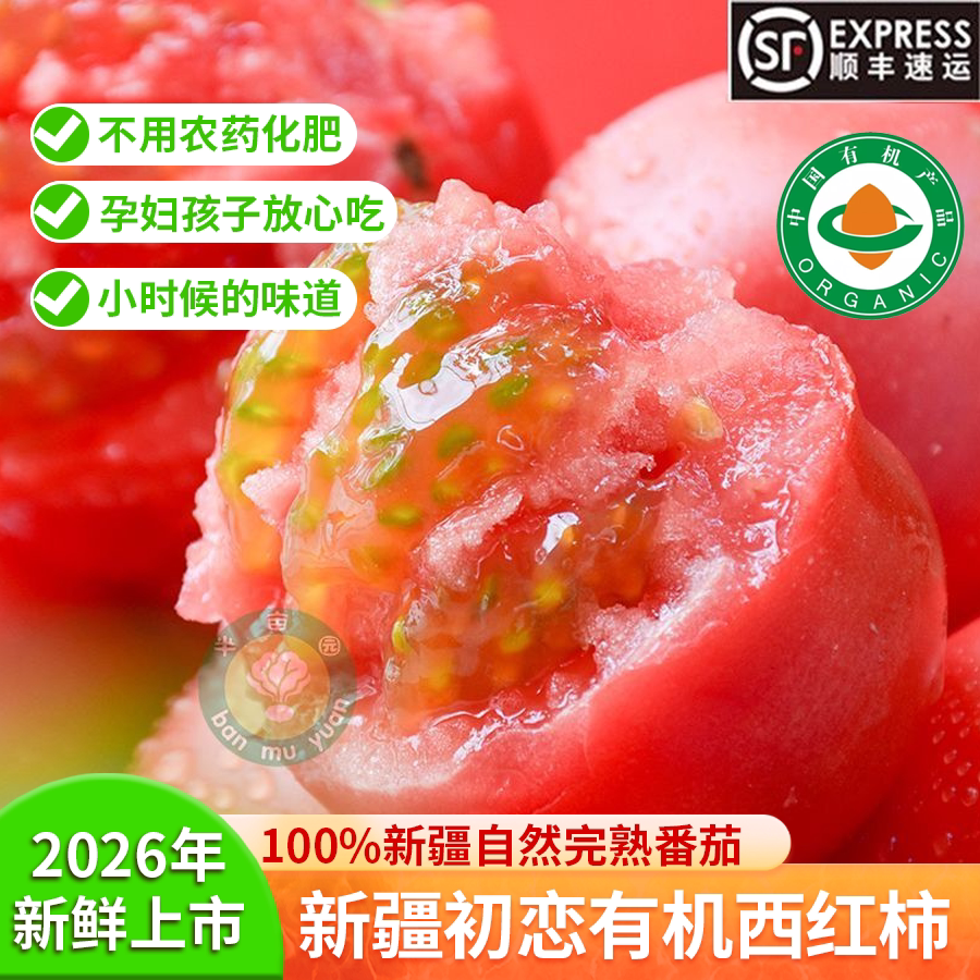 新疆半亩园有机西红柿