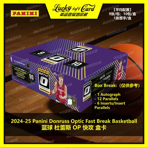 2024-25 Panini Donruss Optic Fast Break 篮球 球星卡 盒卡