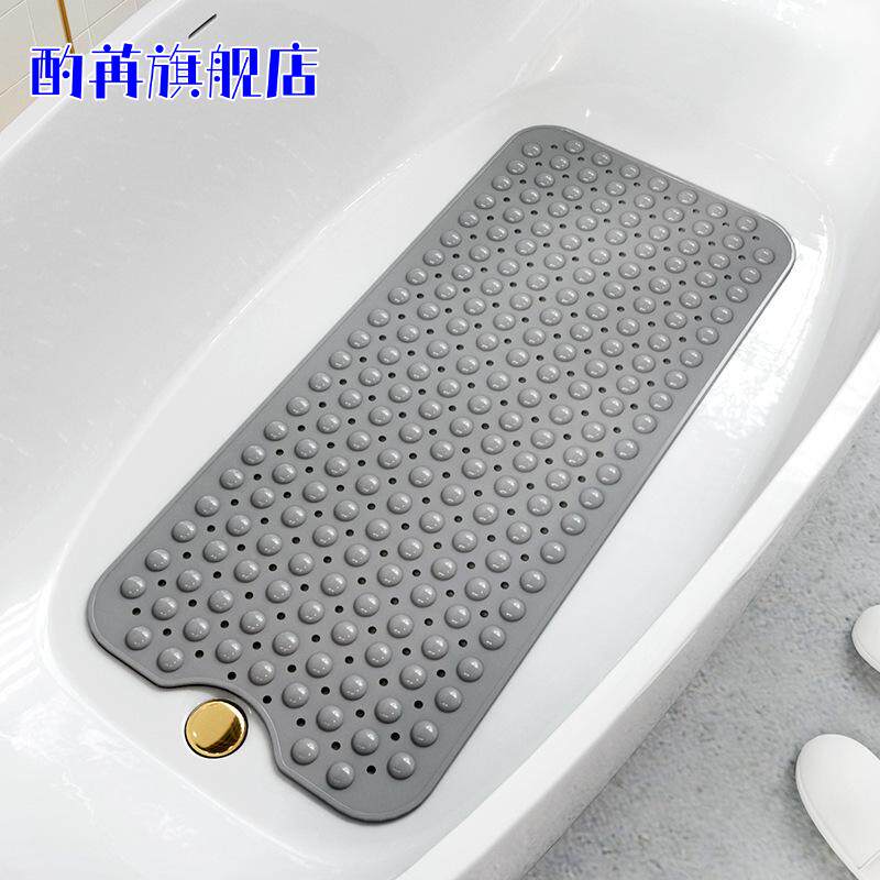淋浴房专用防滑硅胶地垫带吸盘