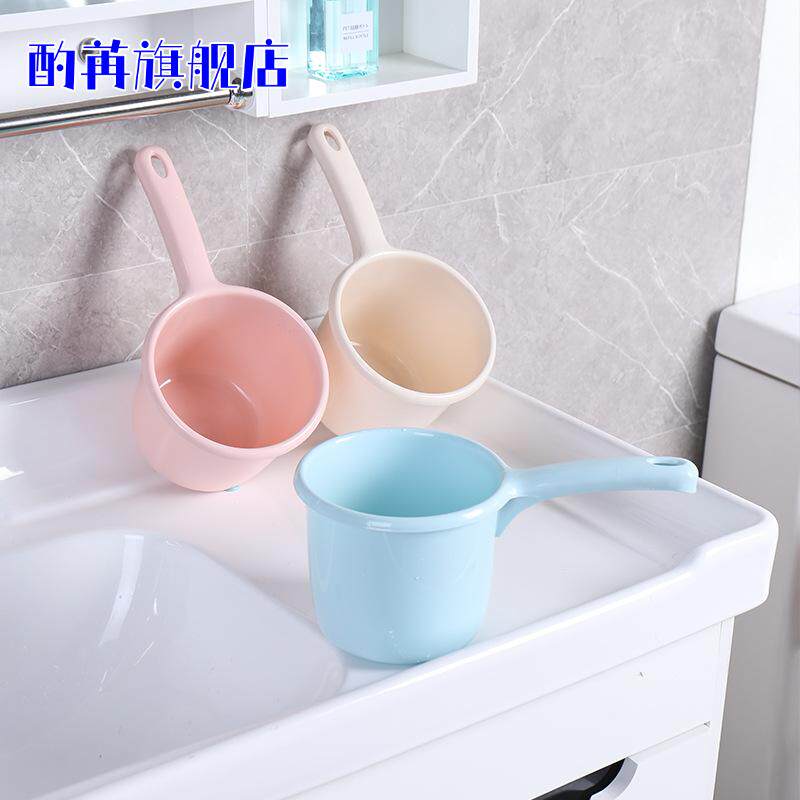 热销款简约加厚塑料水瓢家用长柄
