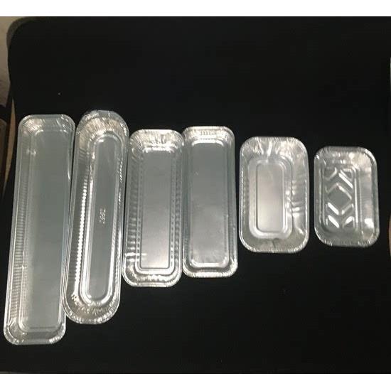 铝箔托盘一次性烧烤锡纸托打包盒锡纸盒长方形蛋糕面包模具烘焙