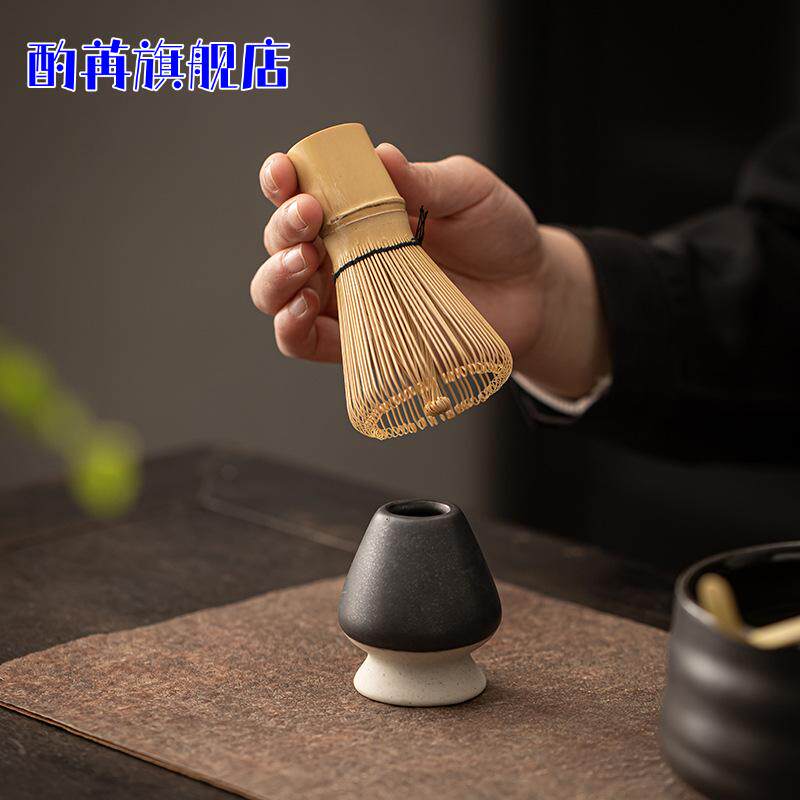 手工紫竹茶筅120本立日式抹茶刷