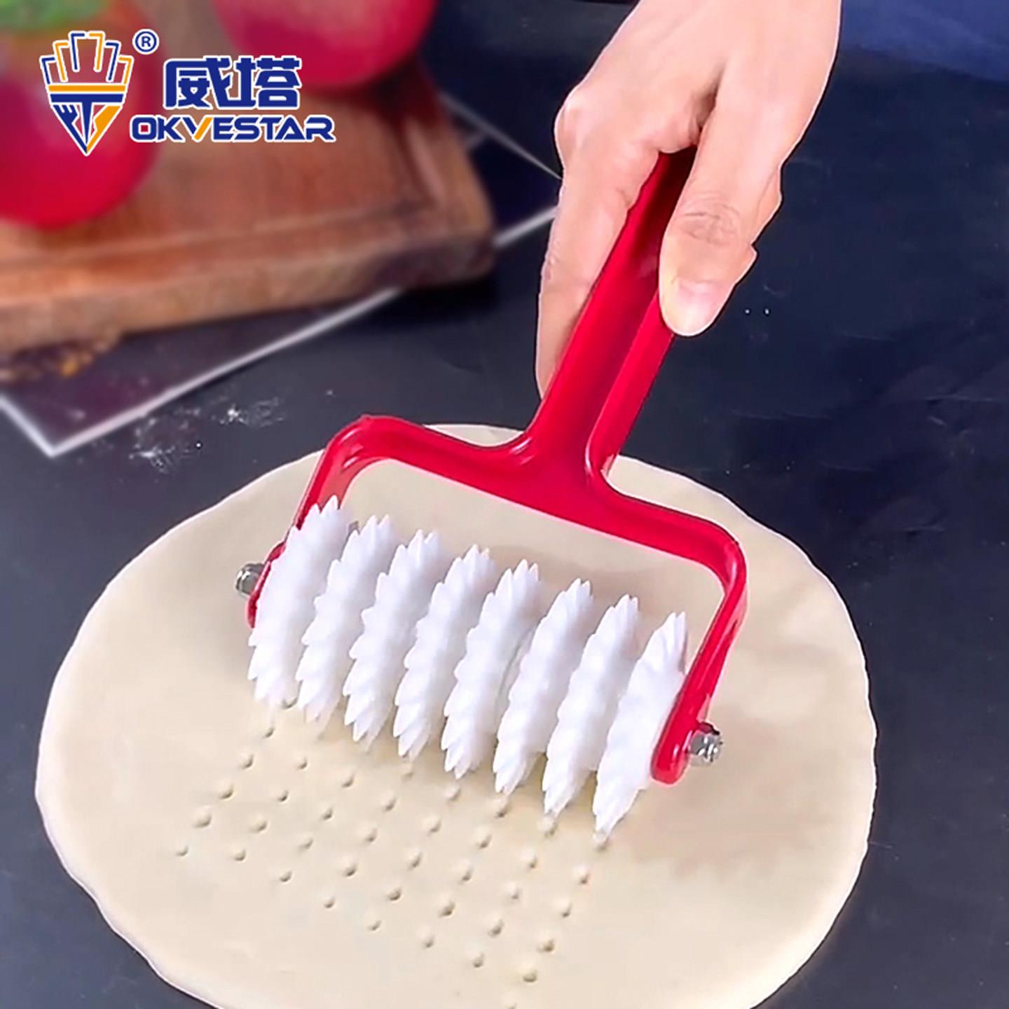 披萨拉花滚刀铲烤箱专用派皮刀烘焙家用酥皮切面花边滚轮刀拉网刀