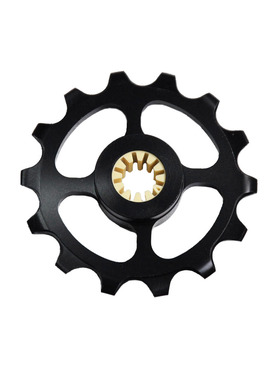 适用BromPton小布改装C T Pline陶瓷正负齿14T金属导轮直线轴承