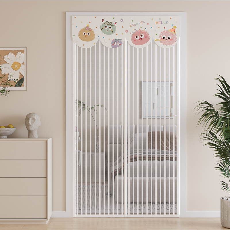 防蚊门帘夏季家磁性纱门纱窗用魔术贴免打孔自吸磁铁隔断2025新款