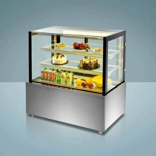 蛋糕柜冷藏展示柜水果熟食甜品保鲜柜商用风冷立台式 柜 透明摆摊