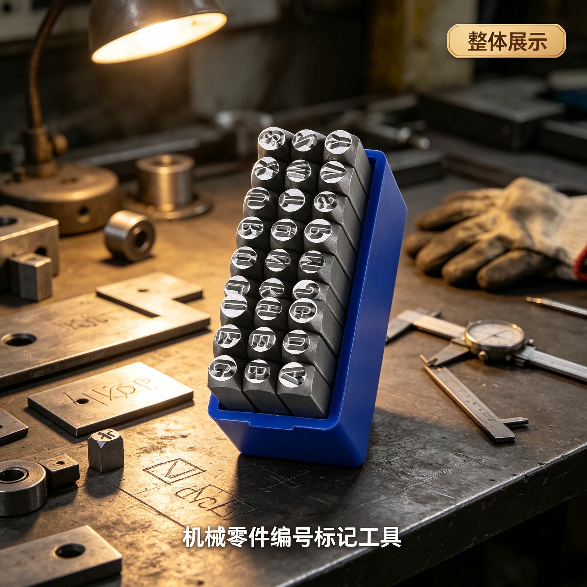 通用金属刻印钢字头0-8mmAZ字母数字机械零件编号标记工具