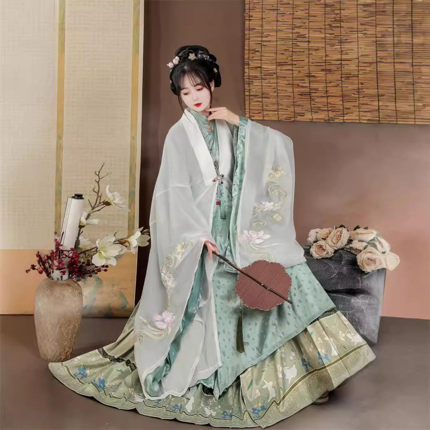 汉服女古装明制春夏马面裙中国风