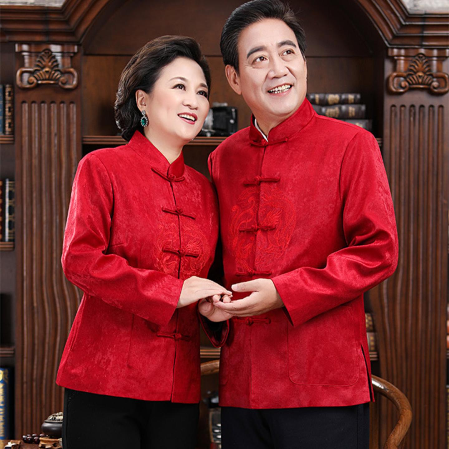 中国风春秋季汉服情侣唐装男女
