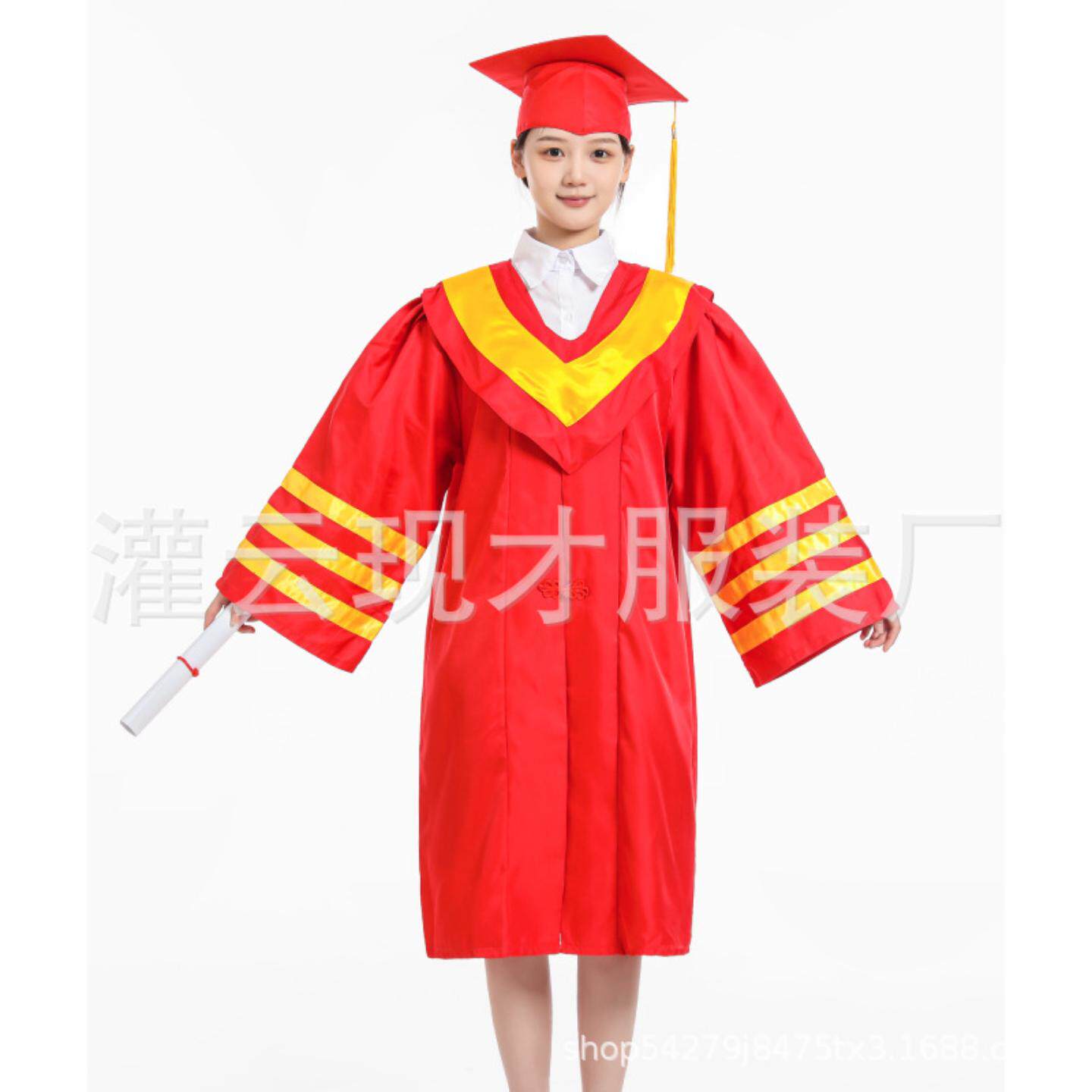 校长服现货批发大学生毕业礼服