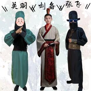 成人古装年会汉服三国演义服装诸葛亮关羽张飞刘备曹操话剧