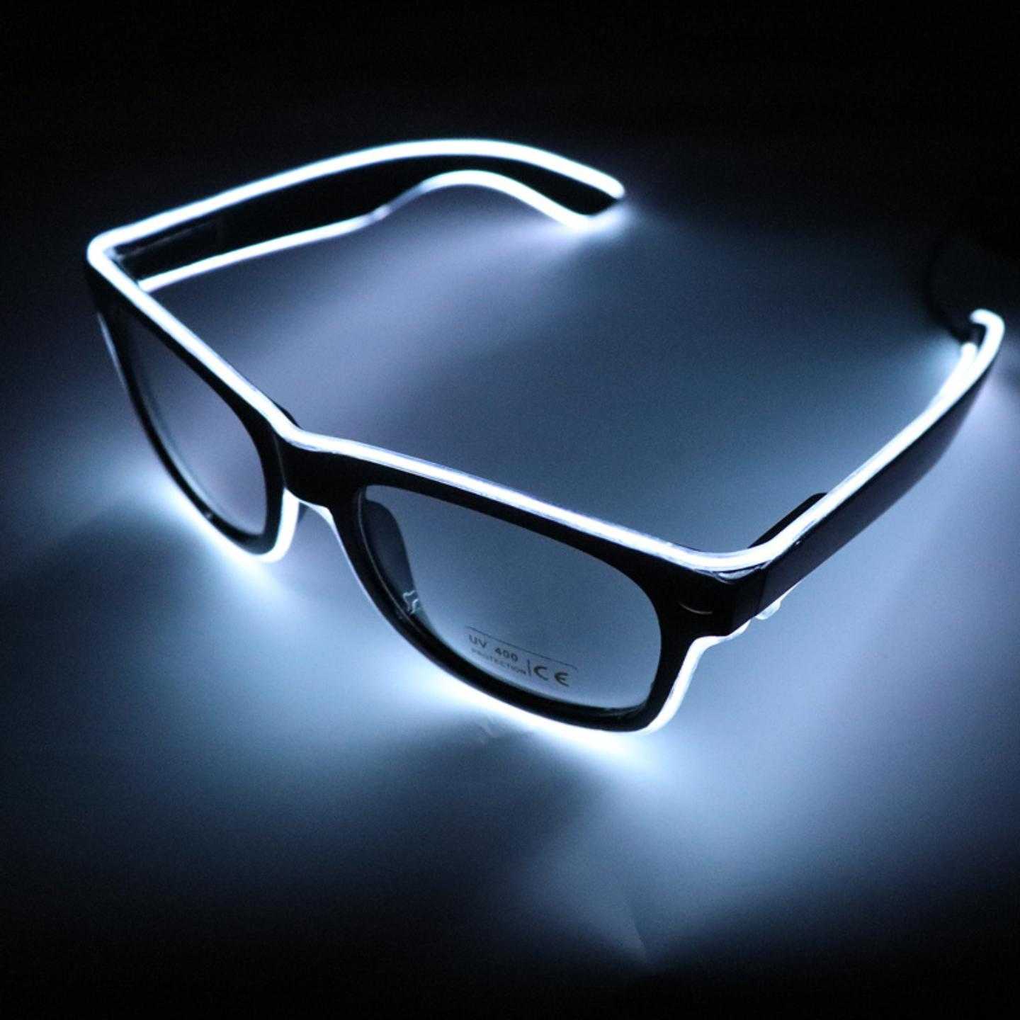 EL发光眼镜LED声控冷光眼睛个性