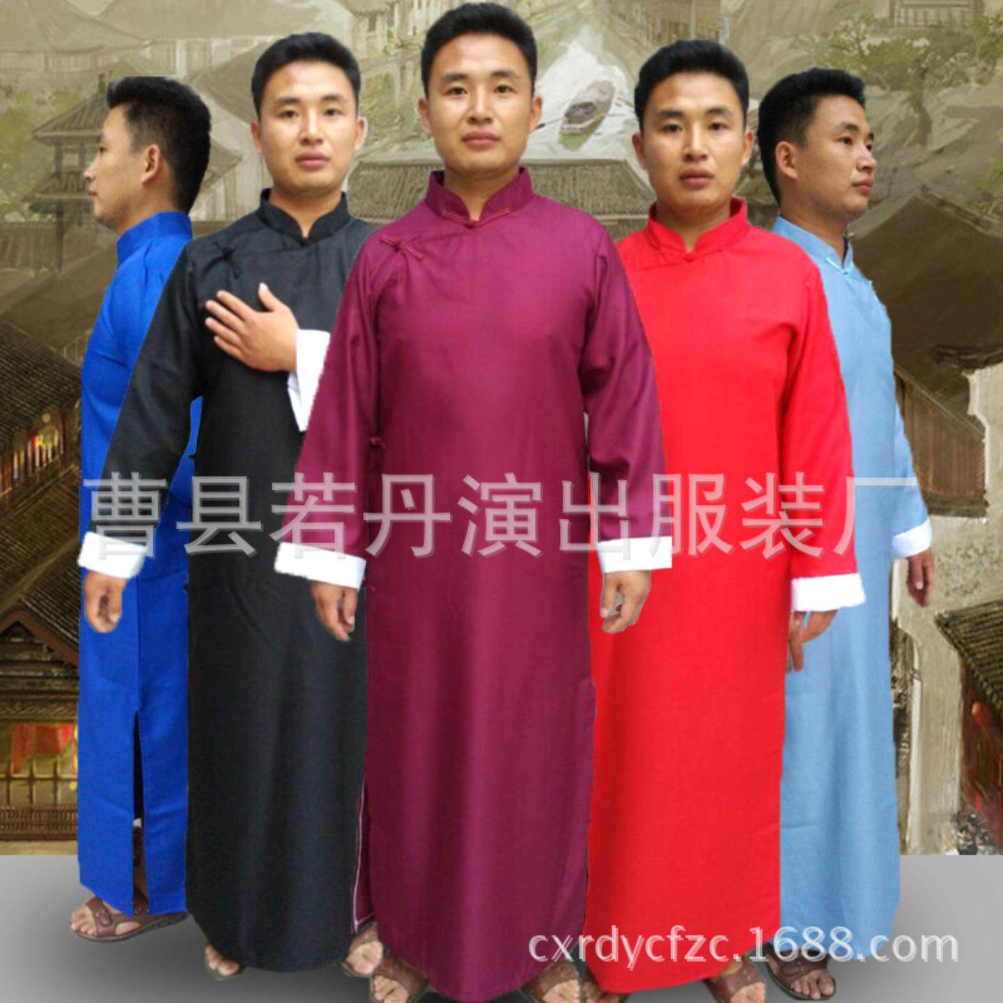 特价成人相声服大褂民国话剧长衫