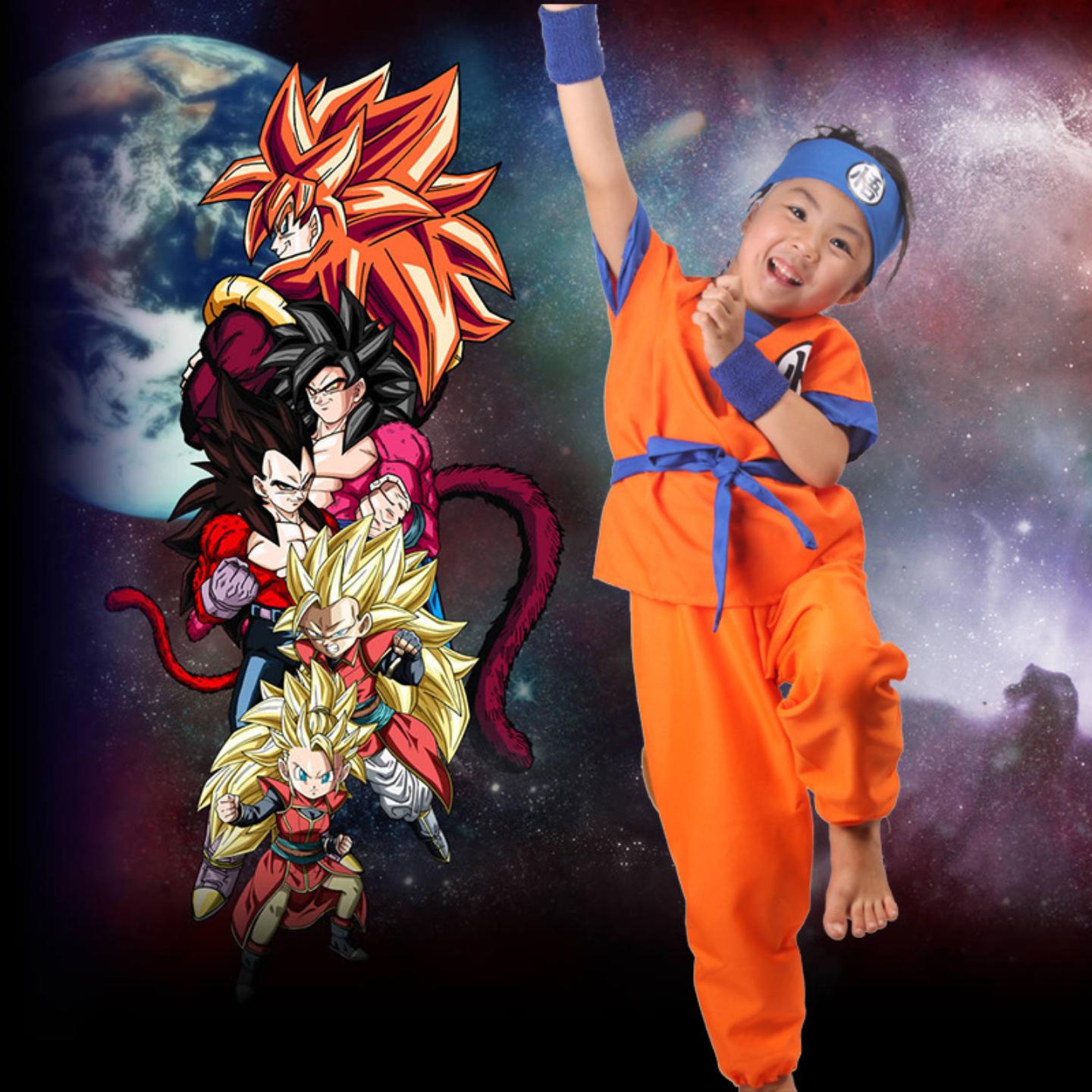 六一动漫cosplay儿童男悟空