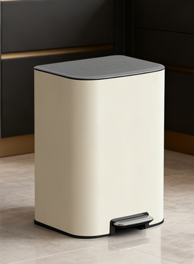 JF厨房脚踏式垃圾桶家用大号大容量客厅卫生间高颜值2025新款专用