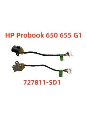 惠普 HP ProBook 650 650 G1 电源接口 充电头 带线