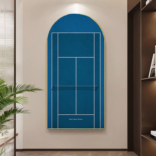 网球四大满贯海报挂画美网澳网法网温布尔登公开赛场地装饰画壁画