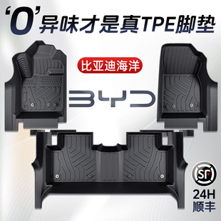 比亚迪海豹06/05/DMI/EV海狮07海豚海鸥脚垫专用全包围汽车用品
