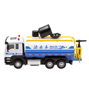 合金喷水车道路清扫车可喷水带声光音效环卫清洁车男孩玩具仿真车